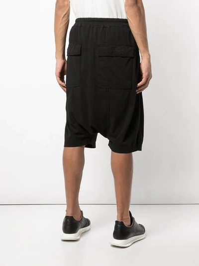 Shop Rick Owens Drkshdw Drawstring Waist Shorts In Black