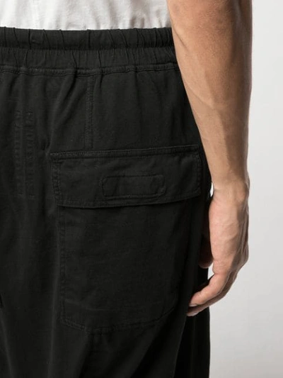Shop Rick Owens Drkshdw Drawstring Waist Shorts In Black