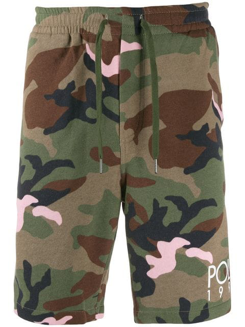 polo camo shorts