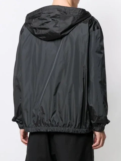 Shop Bottega Veneta Reversible Waterproof Jacket In Black