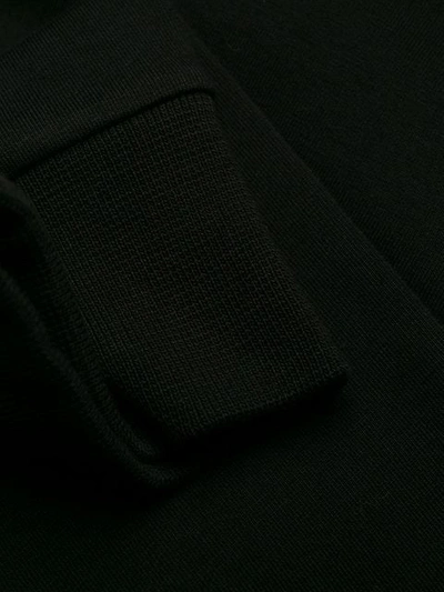 Shop Emporio Armani Logo Print Sweatshirt In Black