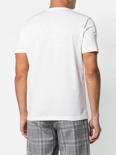 Shop Fendi T-shirt Mit Logo-print - Weiss In White