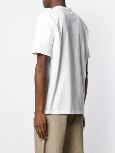 Shop Lanvin T-shirt Mit "silent"-print In White