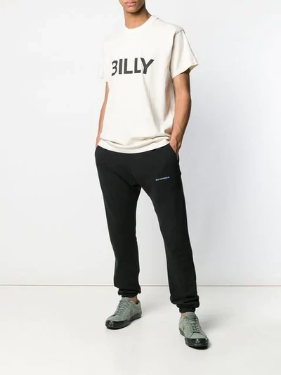 Shop Billy Contrast Drawstring Track Trousers In Black