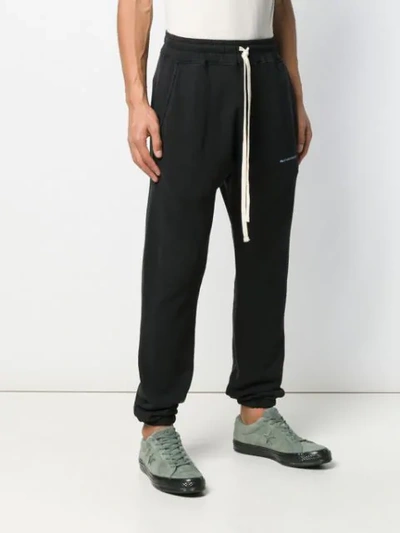 Shop Billy Contrast Drawstring Track Trousers In Black