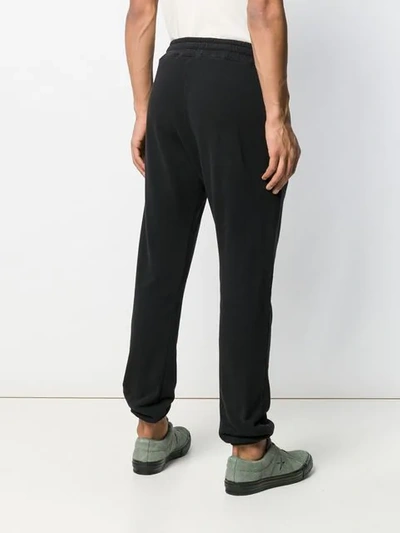 BILLY LOS ANGELES CONTRAST DRAWSTRING TRACK TROUSERS - 黑色
