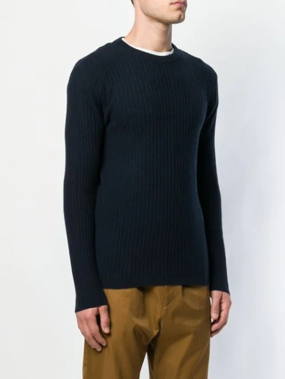 Shop Theory Ribbed Sweater In Eclipse/b7h
