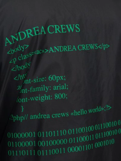 ANDREA CREWS WINDY ZIP-UP JACKET - 黑色