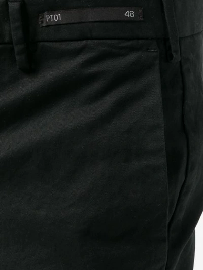 Shop Pt01 Tailored Fitted Trousers - Black