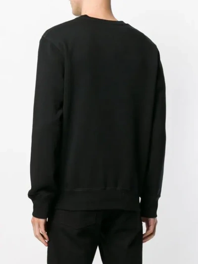 Shop Alexander Mcqueen Embroidered Detail Sweatshirt In Black