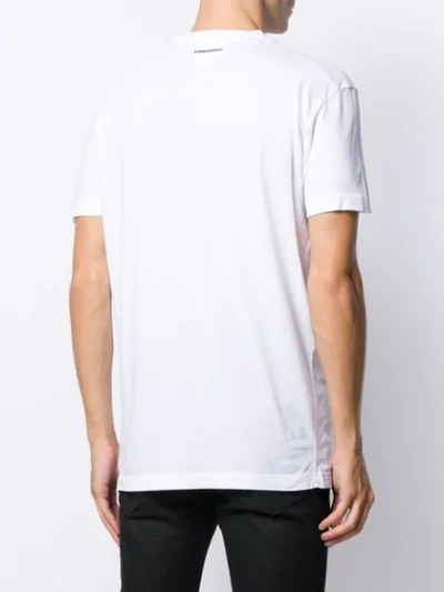 Shop Dsquared2 Icon Print T-shirt In White