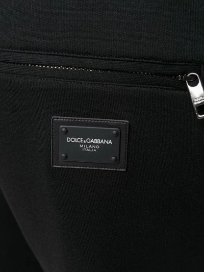 Shop Dolce & Gabbana Zip In Black