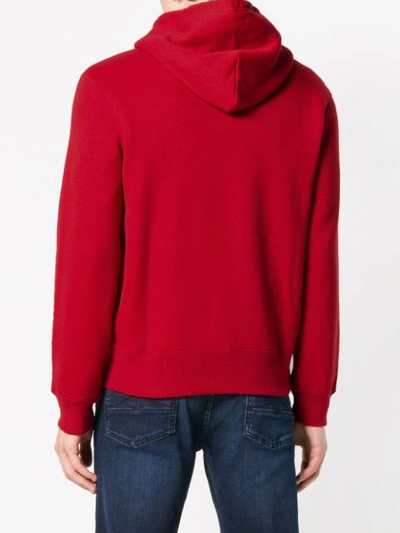 Shop Polo Ralph Lauren Zipped Jacket In Red