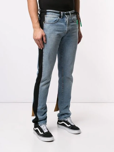 Off-white Regular Fit Jeans In Blue