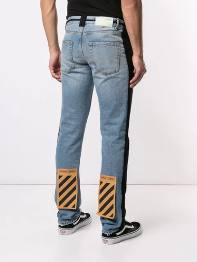 Off-white Regular Fit Jeans In Blue