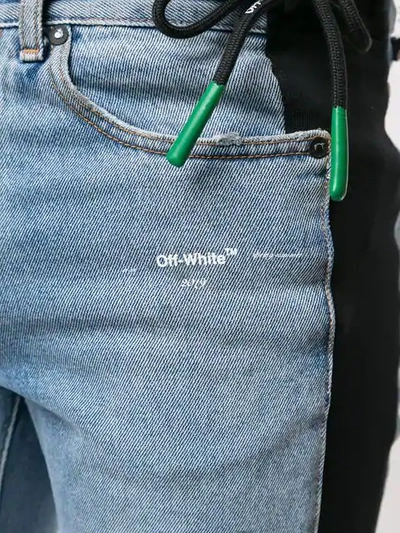 Off-white Regular Fit Jeans In Blue