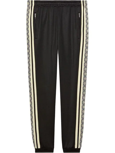 gucci black track pants