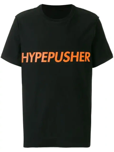 Shop Omc Hypepusher Short Sleeved T In Black