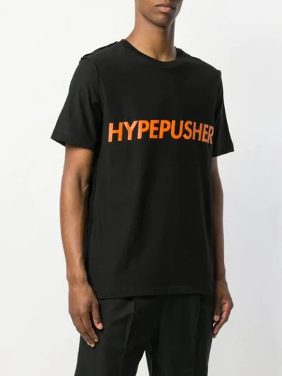 Shop Omc Hypepusher Short Sleeved T In Black