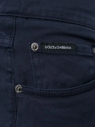 Shop Dolce & Gabbana Slim Fit Jeans In Blue