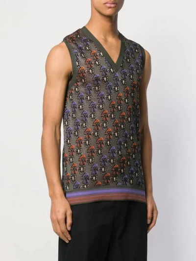 Shop Wales Bonner Floral Jacquard Sweater Vest