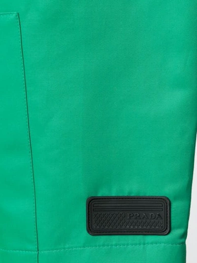 PRADA 九分运动裤 - 绿色