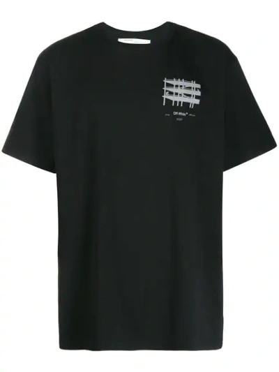 OFF-WHITE INDUSTRIAL SHORT-SLEEVE TEE - 黑色