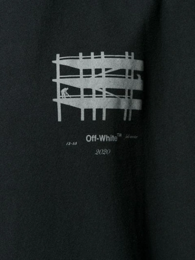 OFF-WHITE INDUSTRIAL SHORT-SLEEVE TEE - 黑色