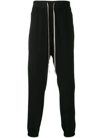 Shop Rick Owens Larry Track Pants In Black