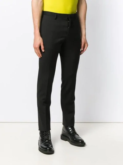 Shop Dsquared2 Tidy Skinny-fit Trousers In Black