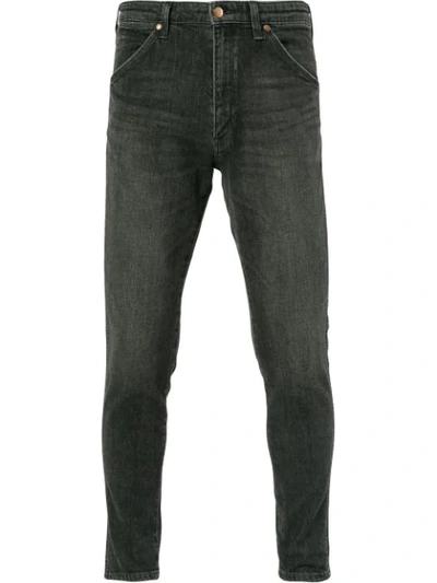 Shop White Mountaineering Classic Skinny Jeans In Grey