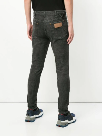 Shop White Mountaineering Classic Skinny Jeans In Grey
