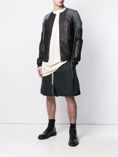 Shop Rick Owens Boxing Shorts In Black