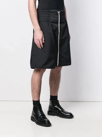 RICK OWENS BOXING SHORTS - 黑色