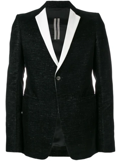 Shop Rick Owens Extreme Tuxedo Jacket In Black