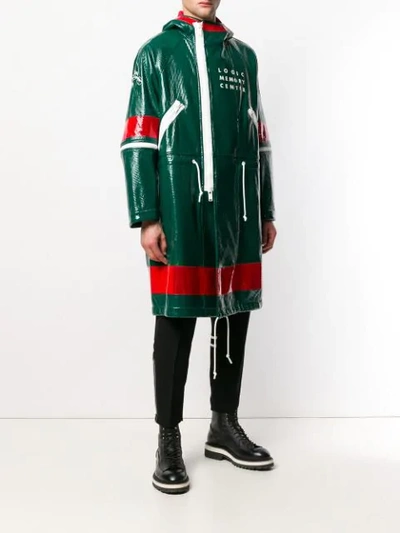 UNDERCOVER COLOUR BLOCKED PARKA - 绿色