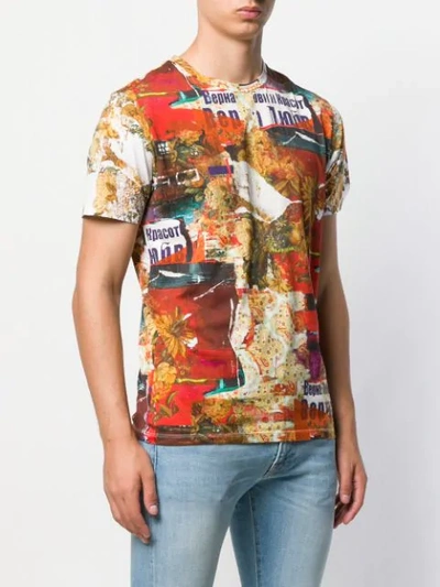 Shop Etro Graphic T-shirt In Red