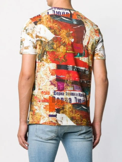 Shop Etro Graphic T-shirt In Red