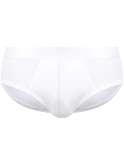 Shop Cdlp Y Brief Set In White