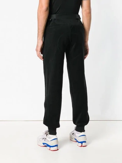 Shop Kappa Waist-tabs Track Pants In Black