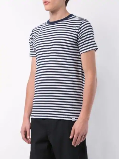 Shop Norse Projects Niels Classic Striped T In Blue