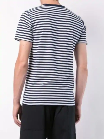 Shop Norse Projects Niels Classic Striped T In Blue