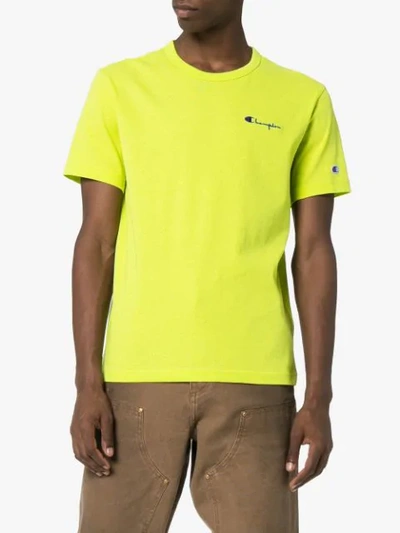Shop Champion Crew Neck Short Sleeved T In Green
