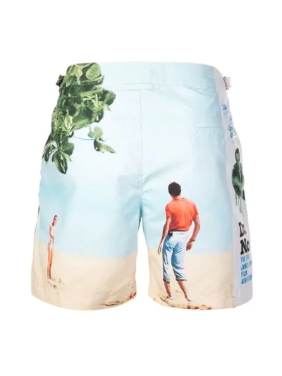 Shop Orlebar Brown Printed Swim Shorts In Dr No