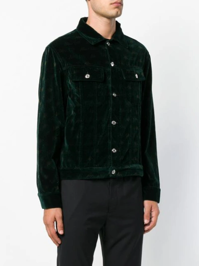 Shop Paura Danilo  X Kappa Printed Lightweight Jacket - Green