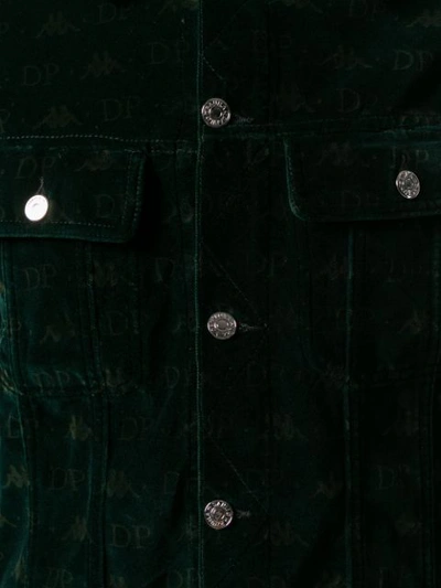 Shop Paura Danilo  X Kappa Printed Lightweight Jacket - Green