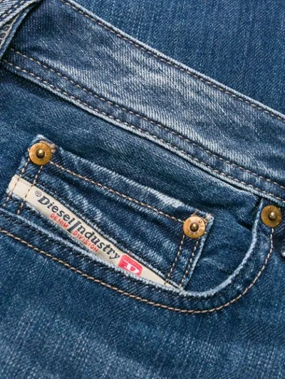 Shop Diesel Bootcut Jeans In Blue