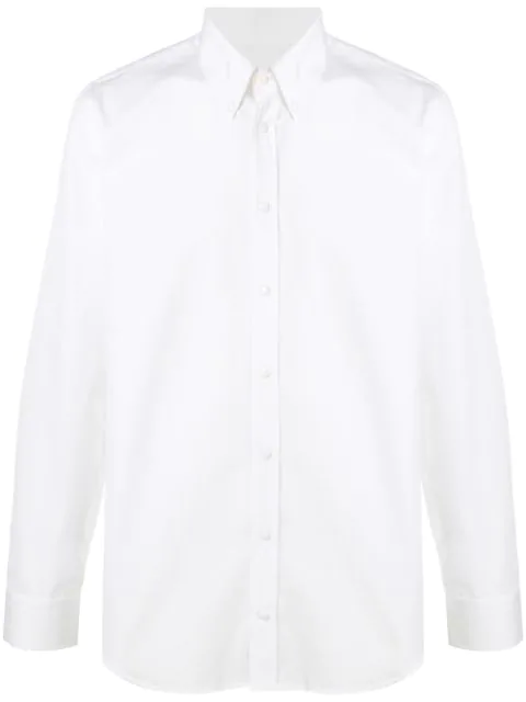 helmut lang white button down
