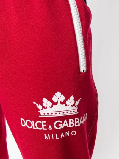 Shop Dolce & Gabbana Sports Trousers - Red