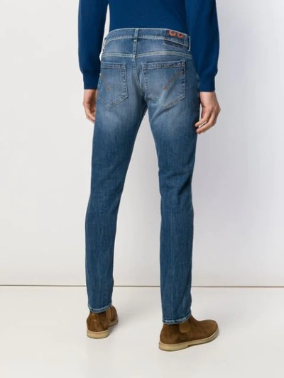 Dondup George Slim-fit Jeans In 800 Blue